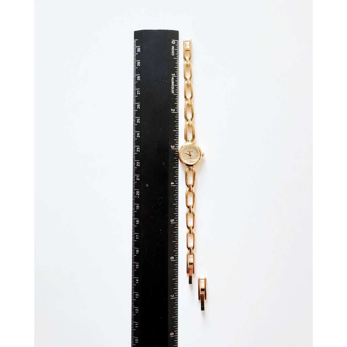 Vintage Mini Gold Watch with Circular Face | Armitron