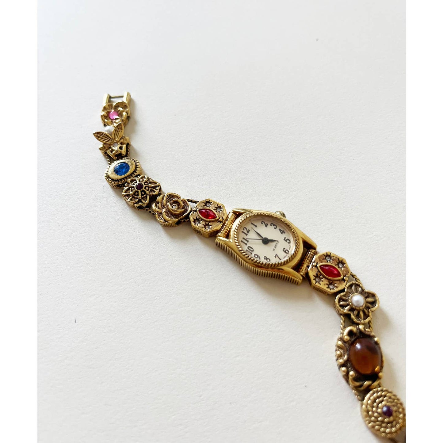 Vintage Rare Gold Charm Watch