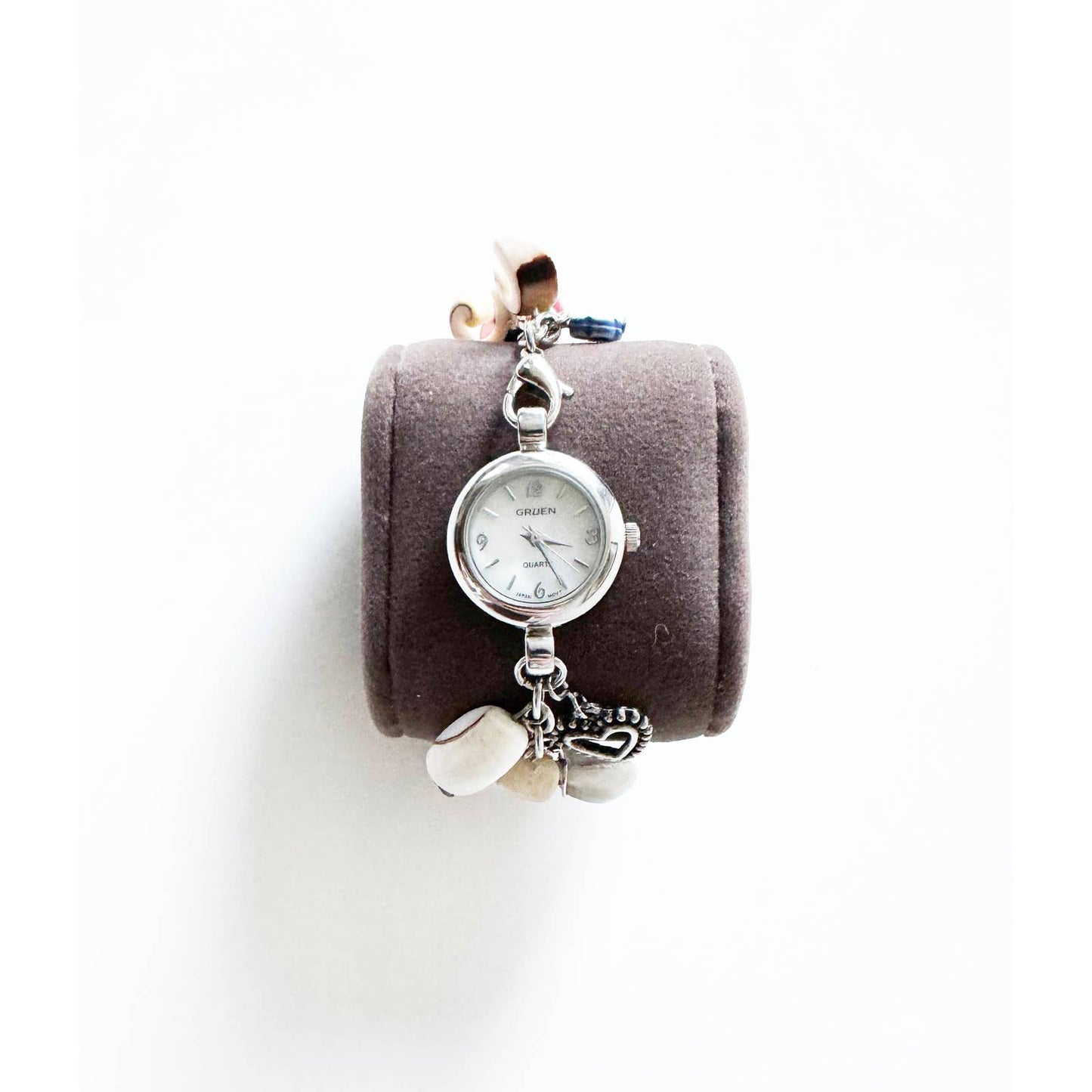 Vintage Silver Charm Bracelet Watch | Gruen