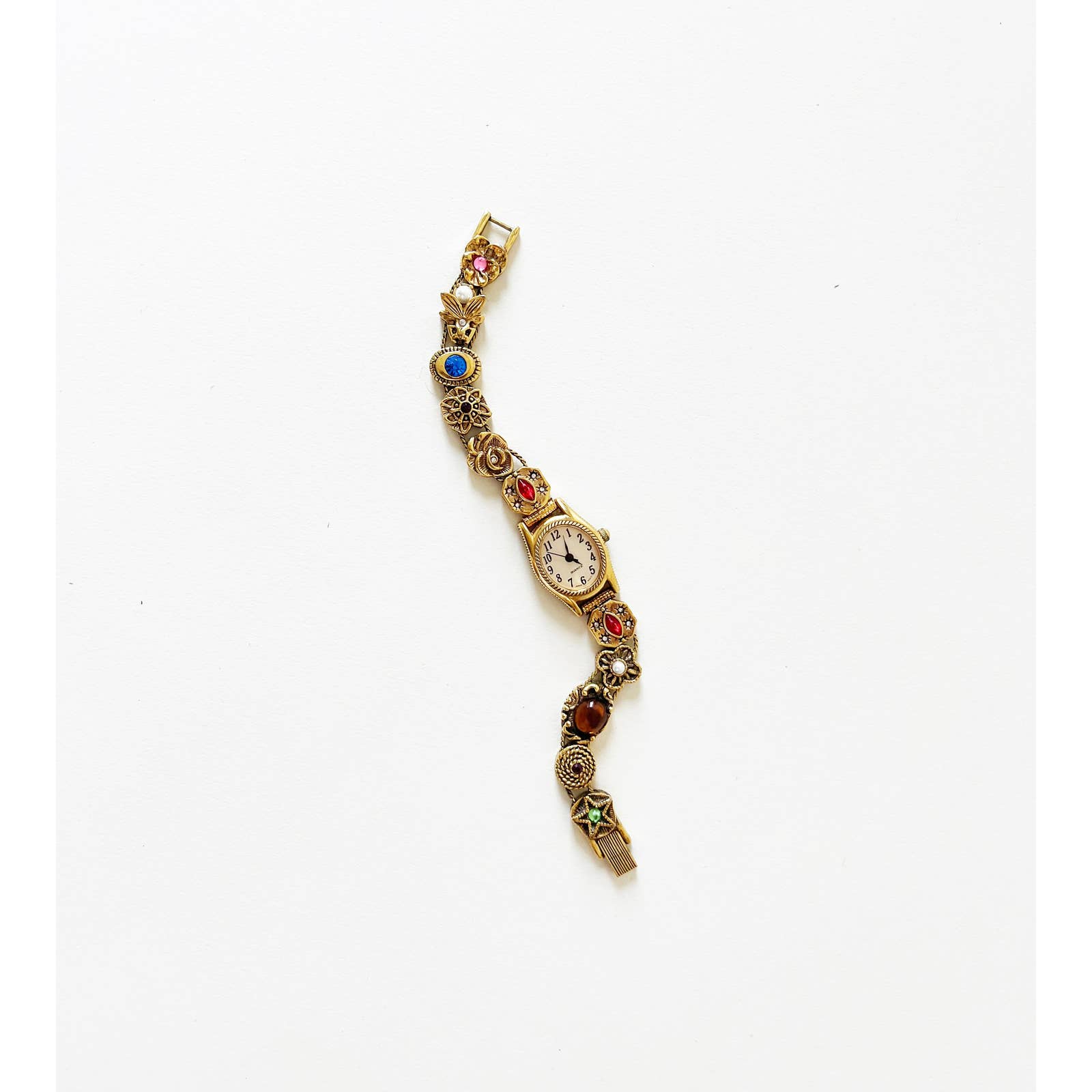 Vintage Rare Gold Charm Watch