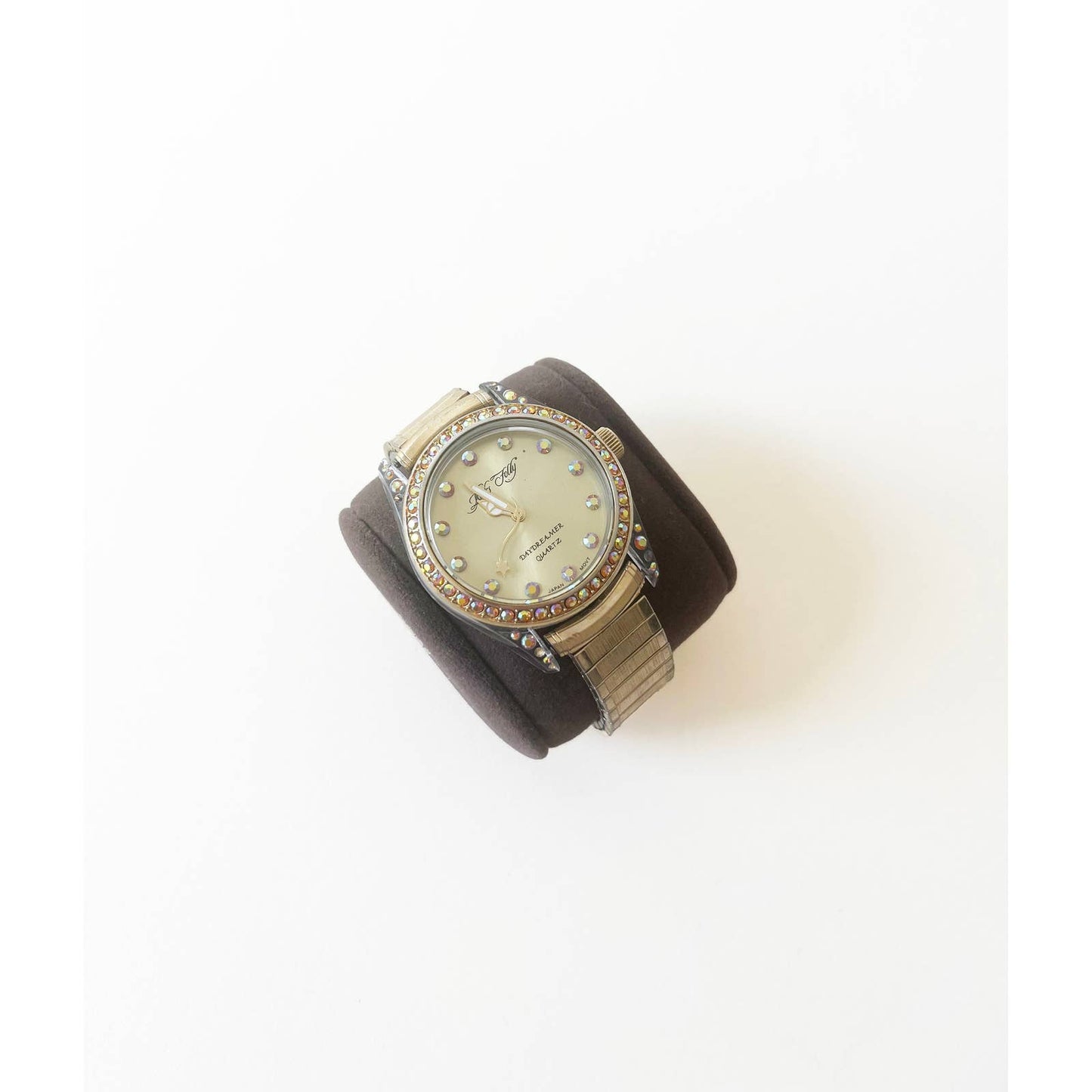 Vintage Kirks Folly Gold Watch with Stone Details