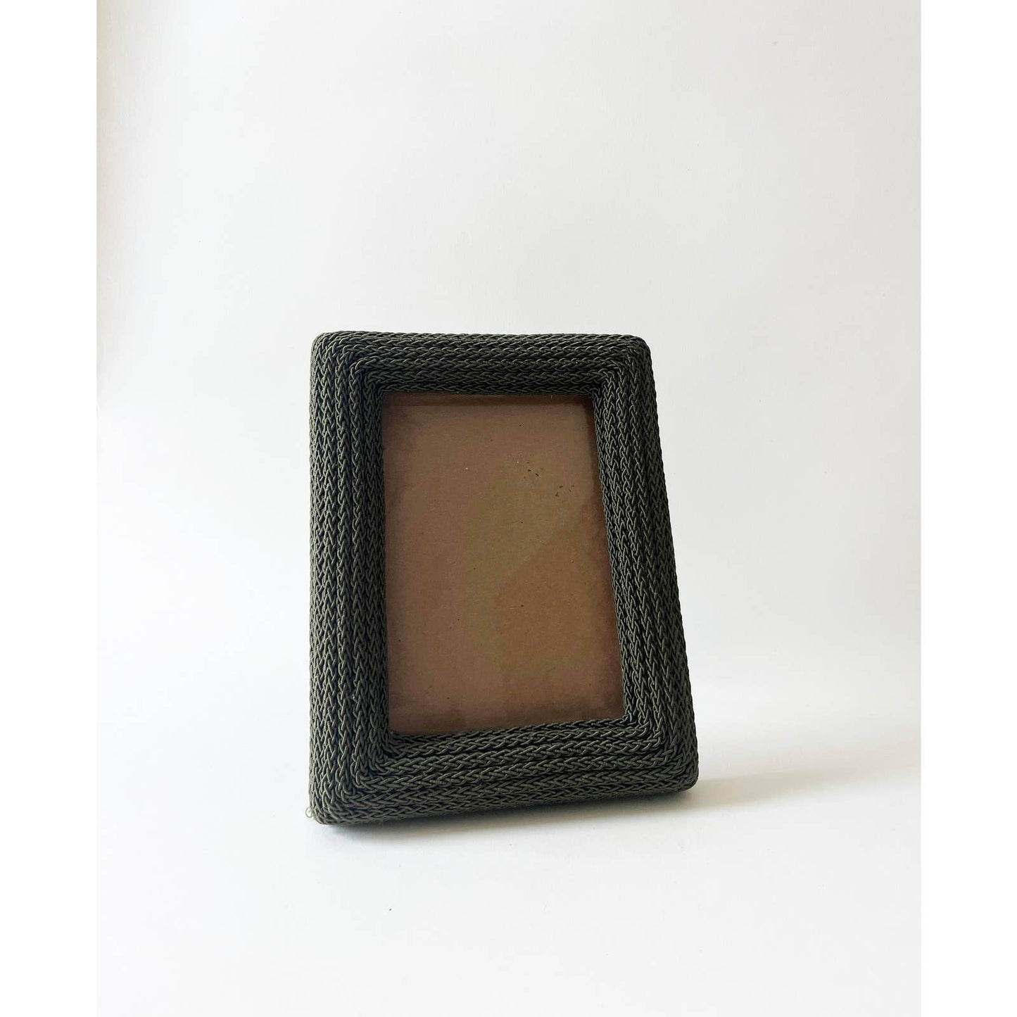 Vintage Brass Wide Frame | Modernist Brass Table Top Frame | Modern Gold Table Wedding Frame