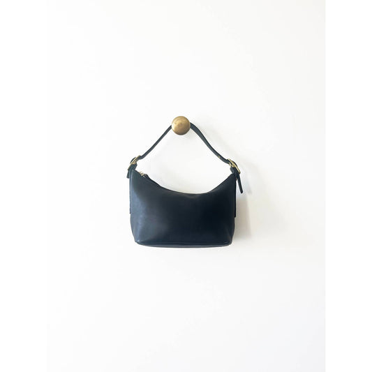Vintage 90s Black Coach Mini Handbag