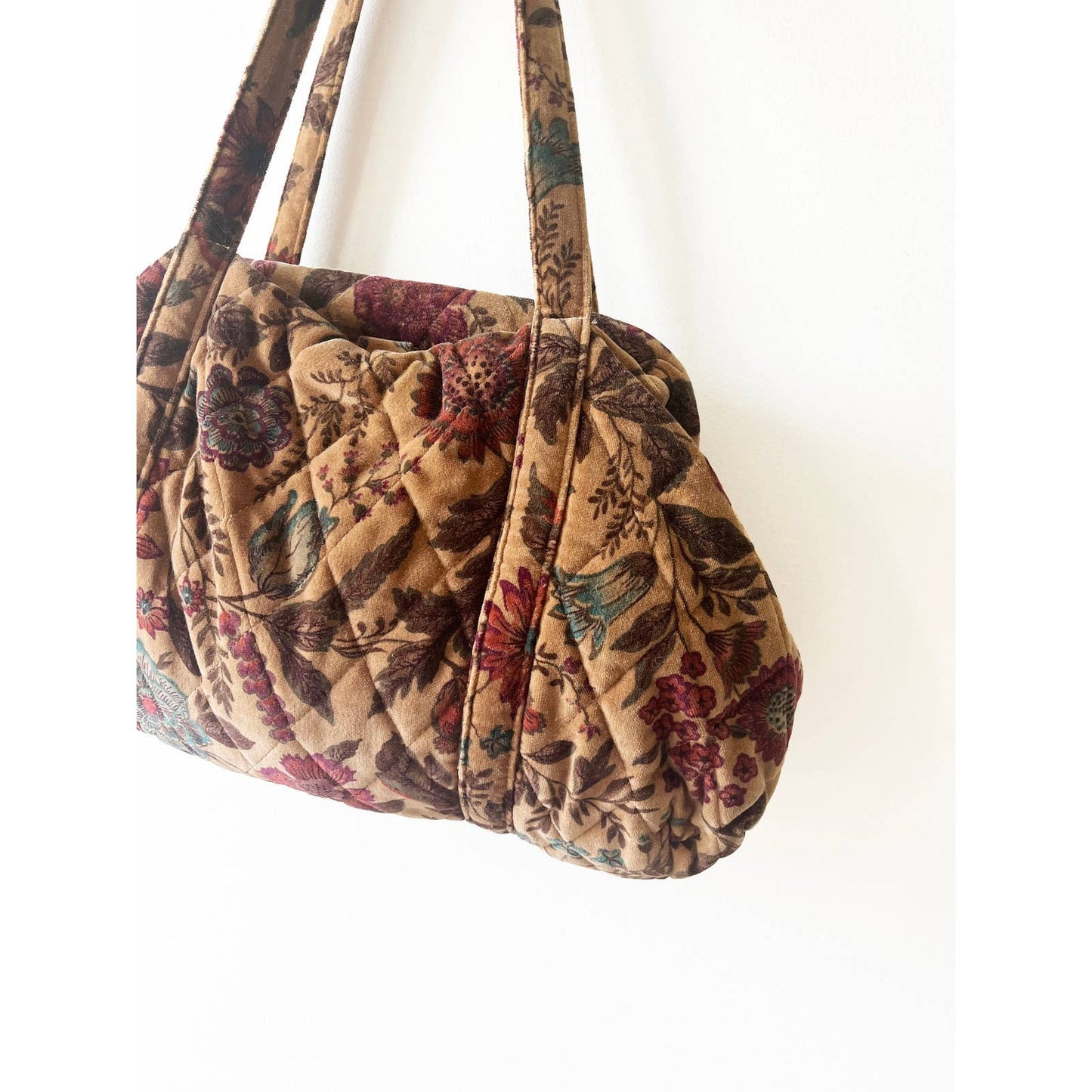 Vintage Velvet Floral Large Handbag | Richmark Purse