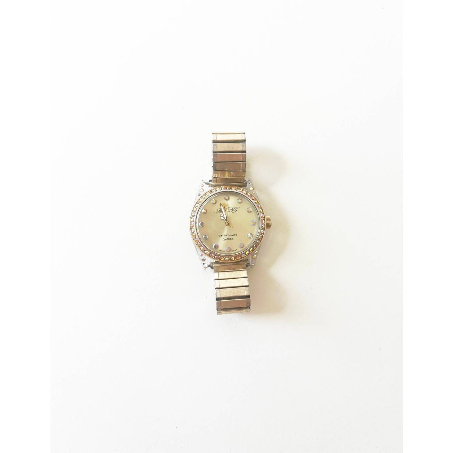 Vintage Kirks Folly Gold Watch with Stone Details