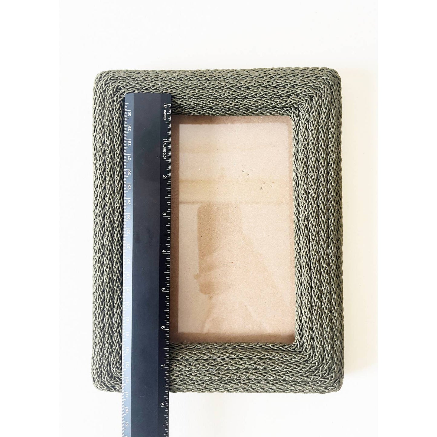 Vintage Brass Wide Frame | Modernist Brass Table Top Frame | Modern Gold Table Wedding Frame