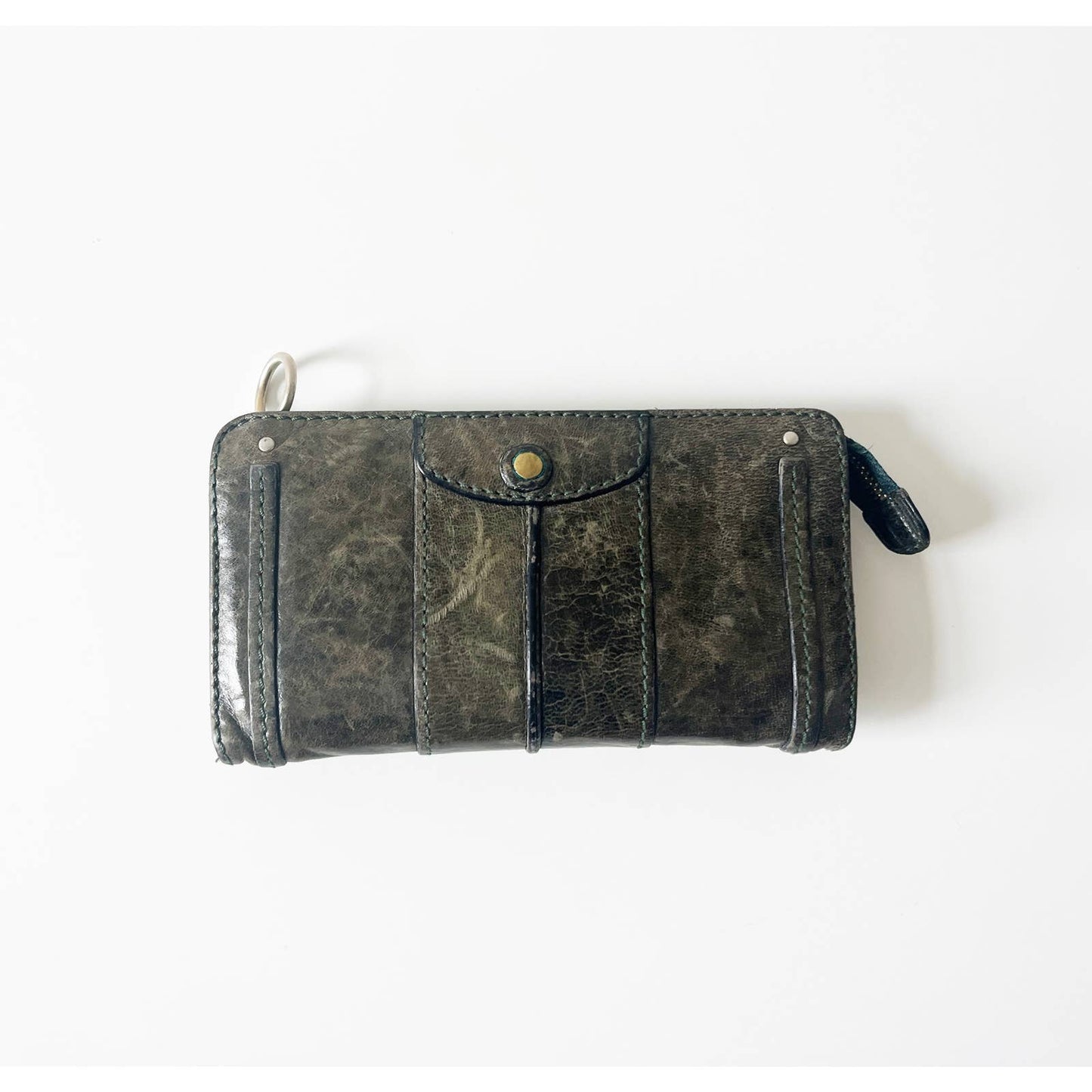 Vintage Chloe Green Leather Wallet