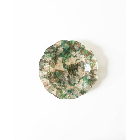 Vintage Paper Mache Decorative Dish or Bowl