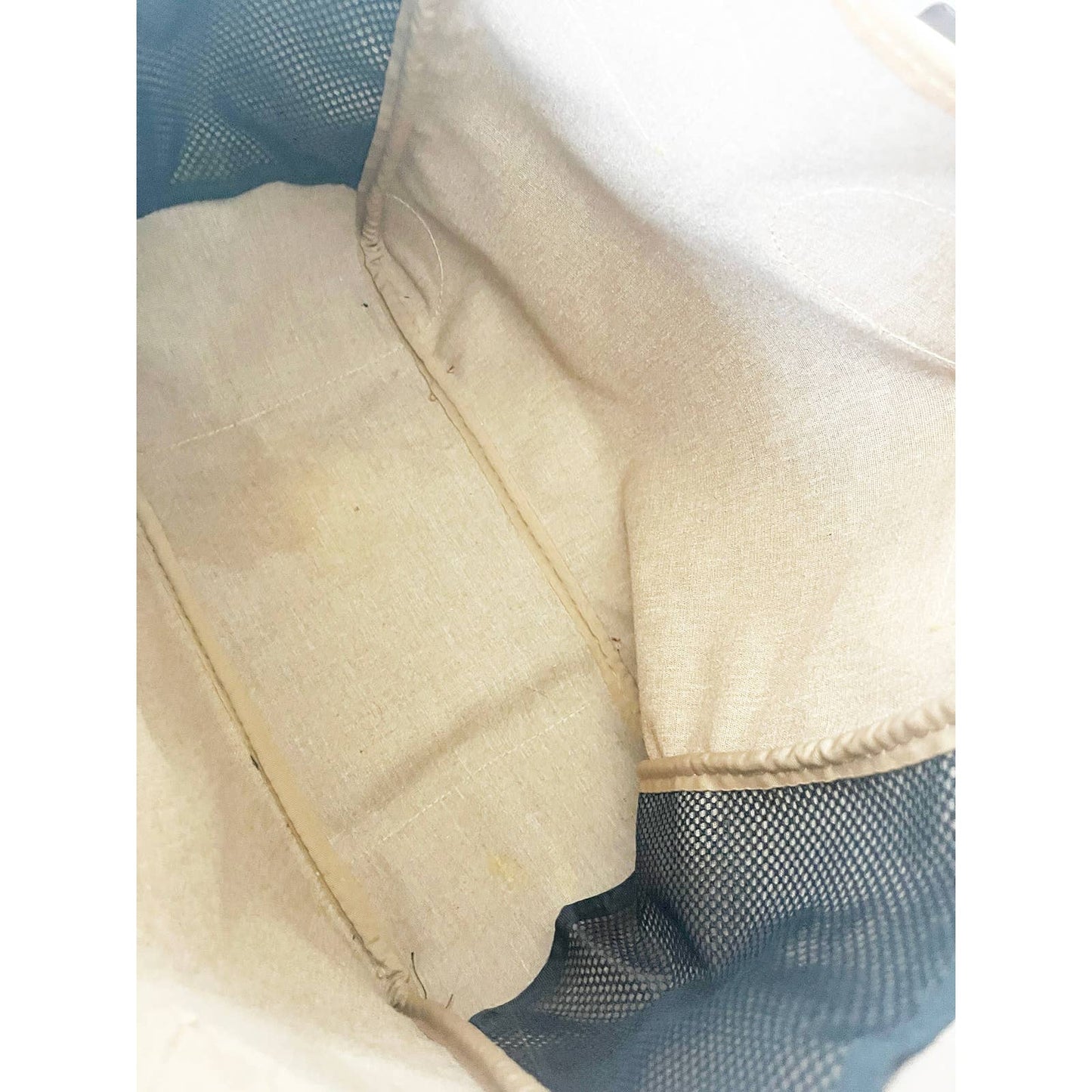 Vintage Land Rover Canvas and Leather Tote Bag