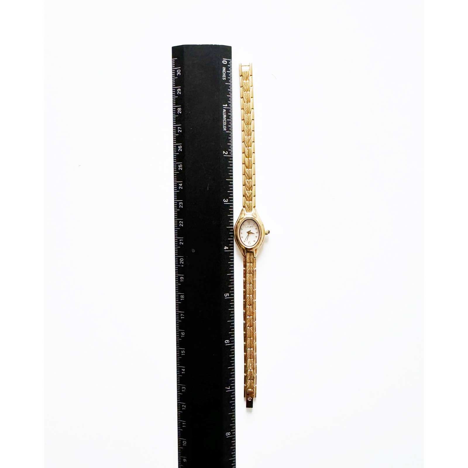Vintage Small Gold Watch with Oval Face | Elgin
