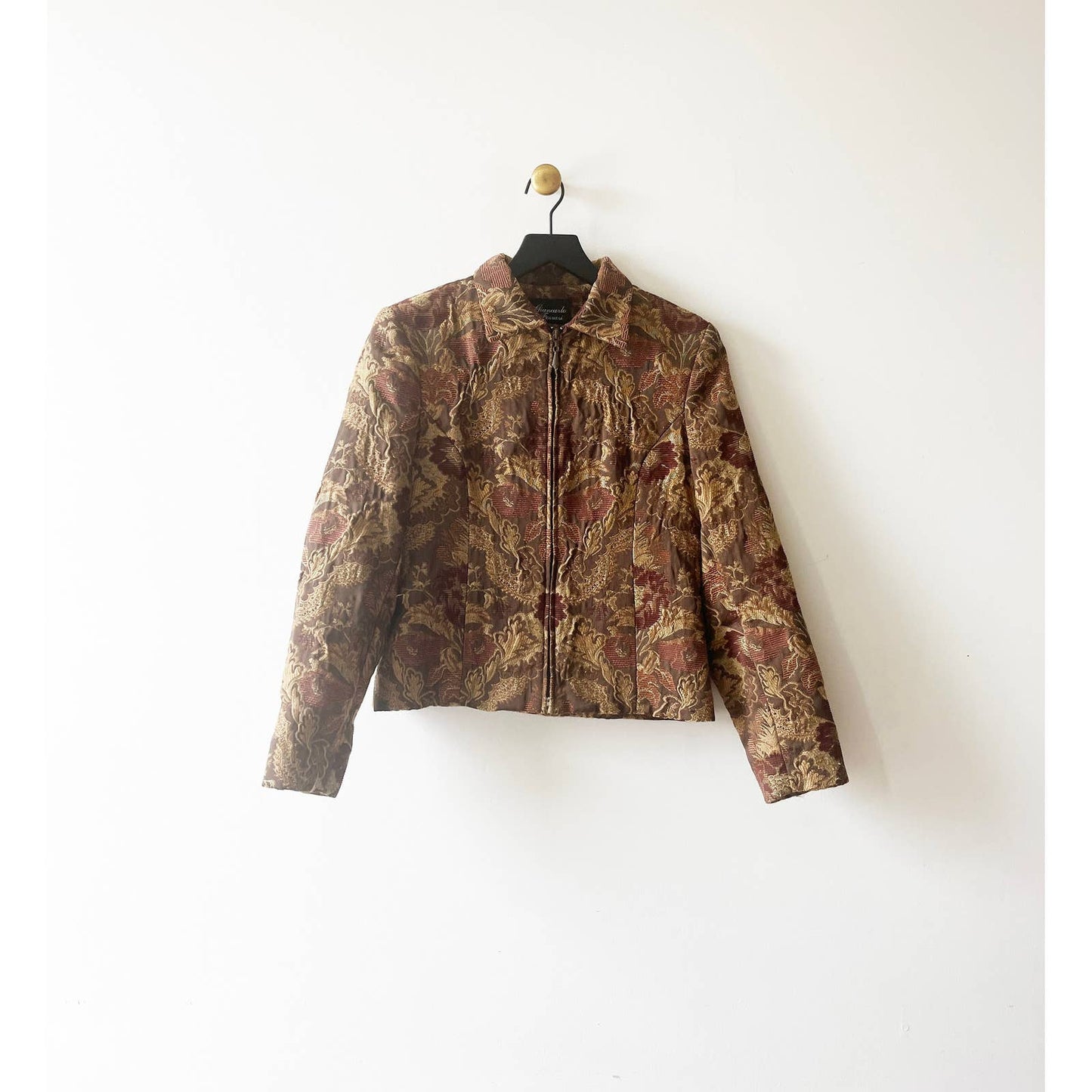 Vintage 90's Gold Tapestry Jacket Blazer