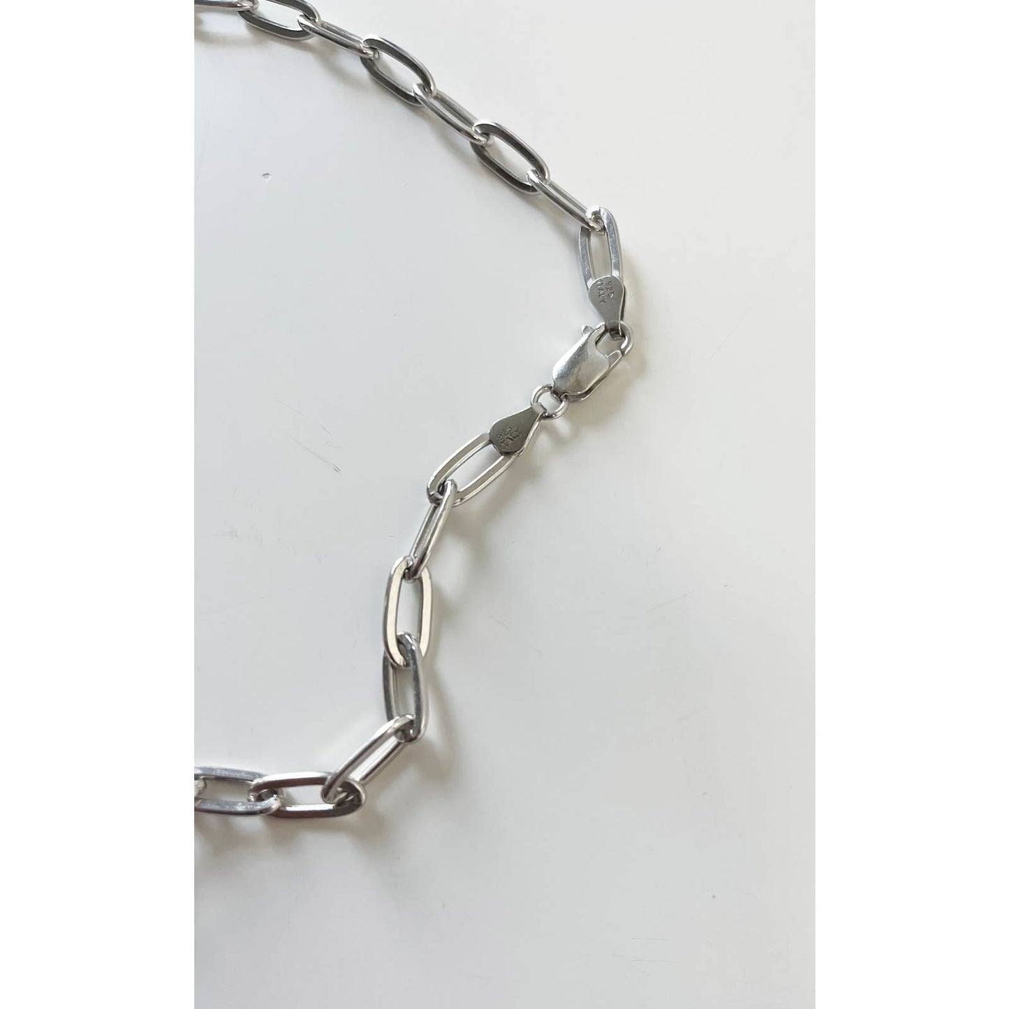 Vintage Watch Charm Necklace | 925 Silver Chain