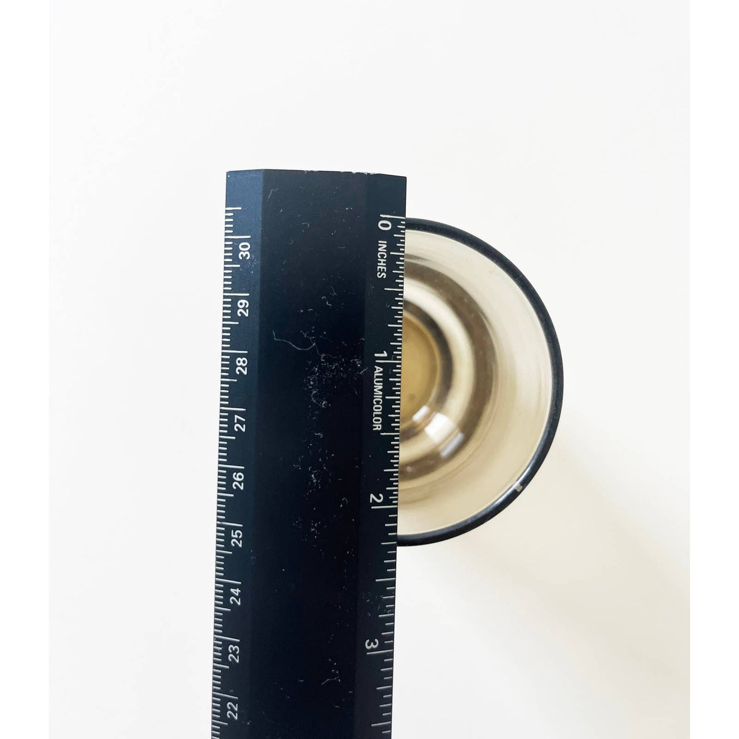 Vintage Grey Glass Mini Drinking Cups | Minimalist Set of 6 Small Classes