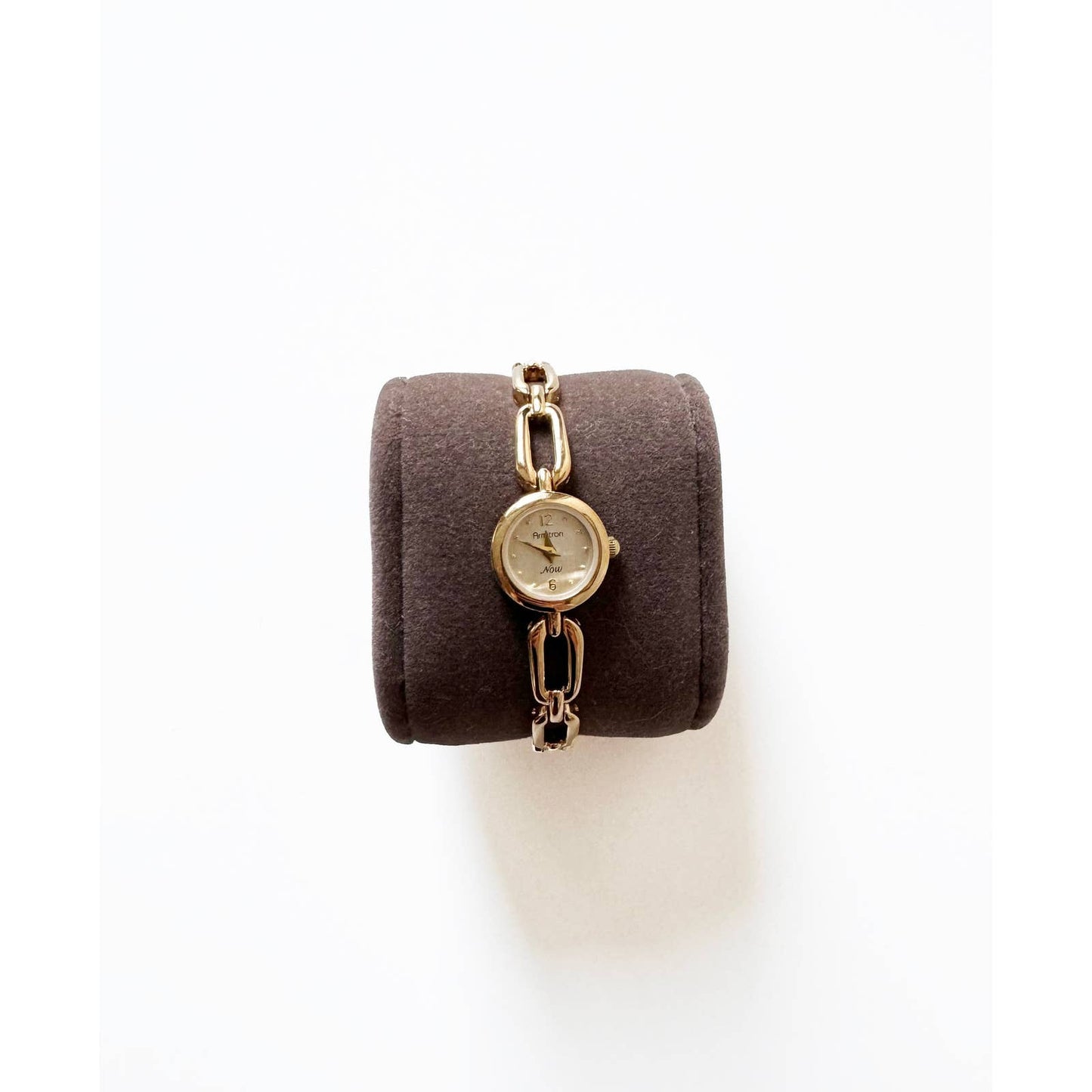 Vintage Mini Gold Watch with Circular Face | Armitron