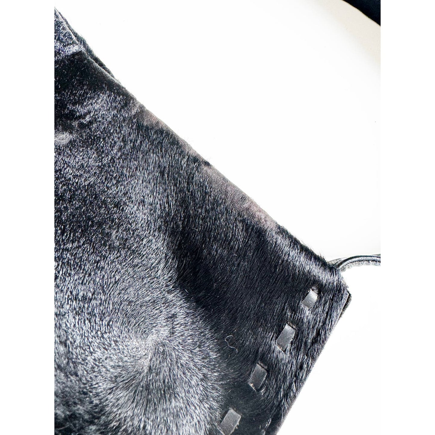 Vintage Black 90s Coach Fur Purse