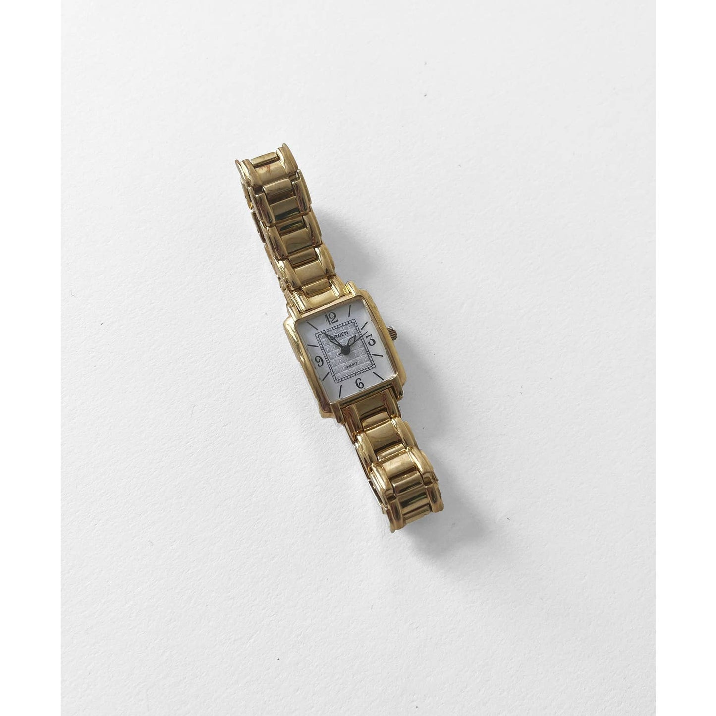 Vintage Gold Watch with Pearl Face | Gruen