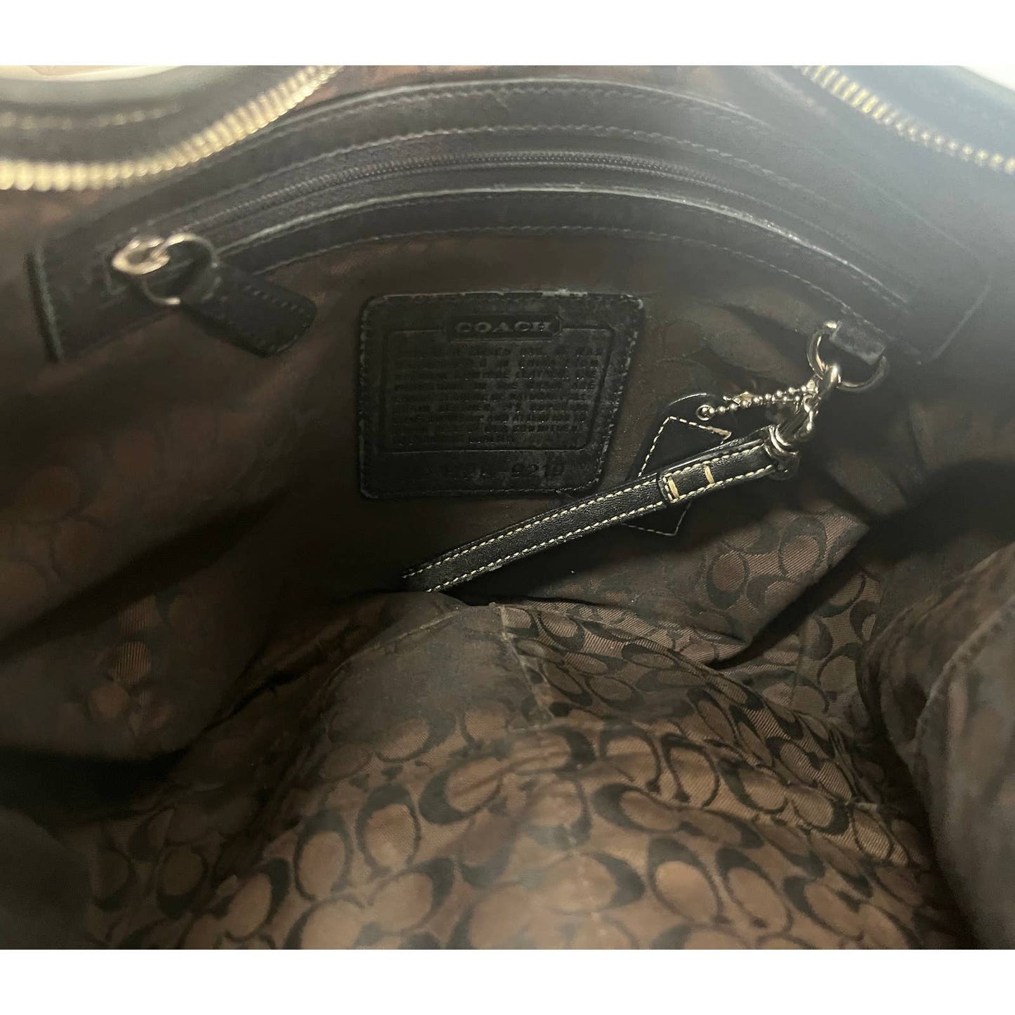 Vintage Coach Boho Black Shoulder Y2K Purse
