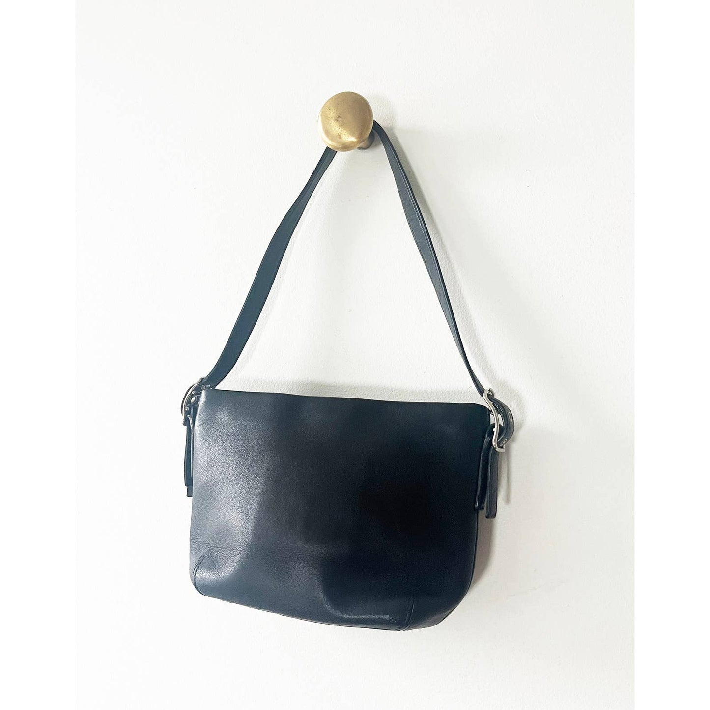 Vintage 90s Black Coach Mini Handbag