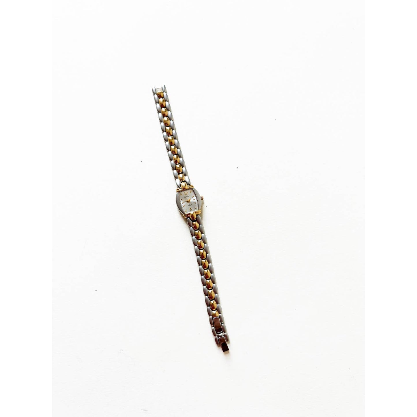 Vintage Two Tone Watch with Braided Detail l Armitron