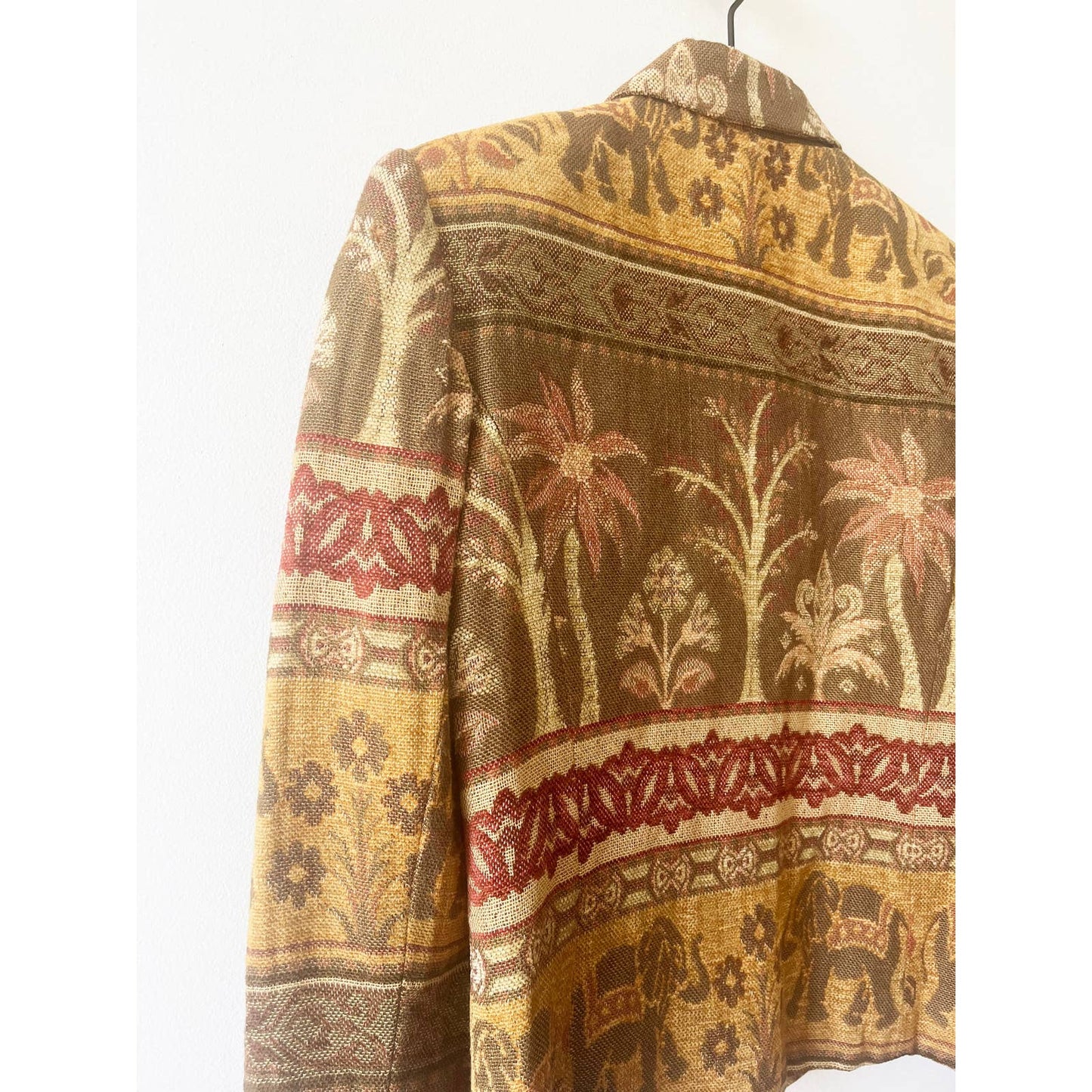 Vintage 90's Tapestry Tropical Jacket Blazer
