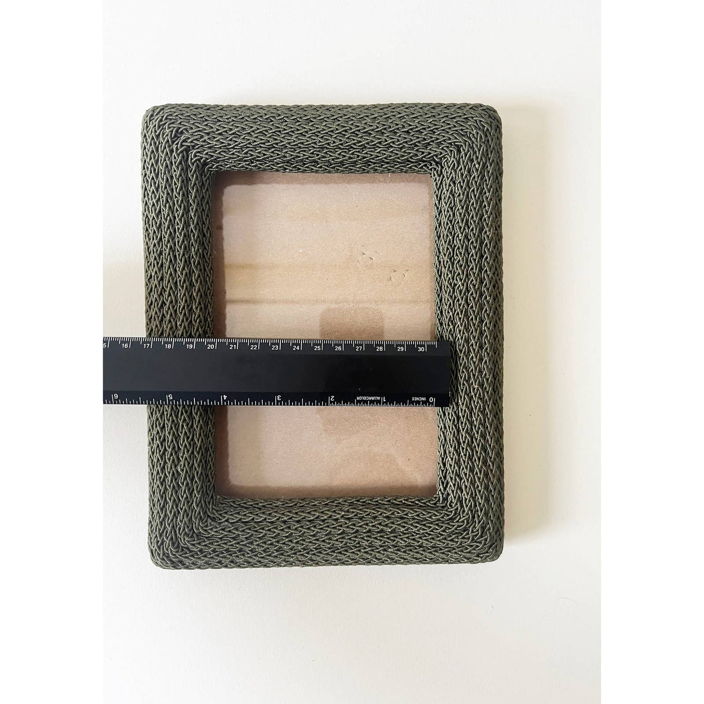 Vintage Brass Wide Frame | Modernist Brass Table Top Frame | Modern Gold Table Wedding Frame