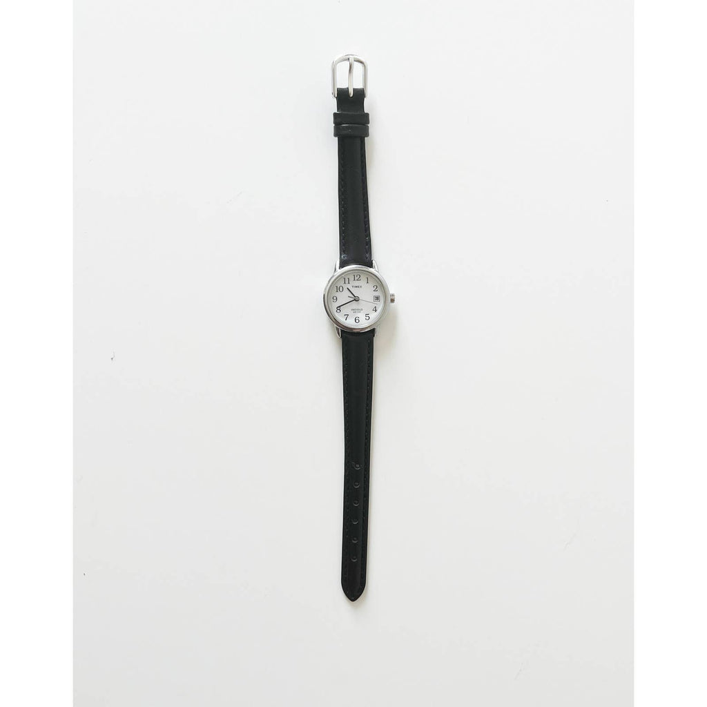 Vintage Leather Timex Watch with Silver Details | New Band and Battery