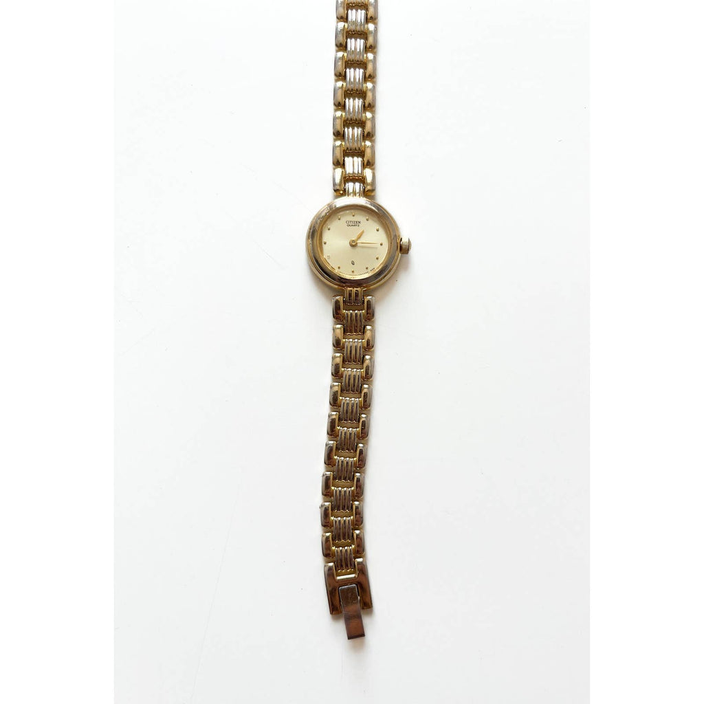 Vintage Gold Citizen Watch Chainlink