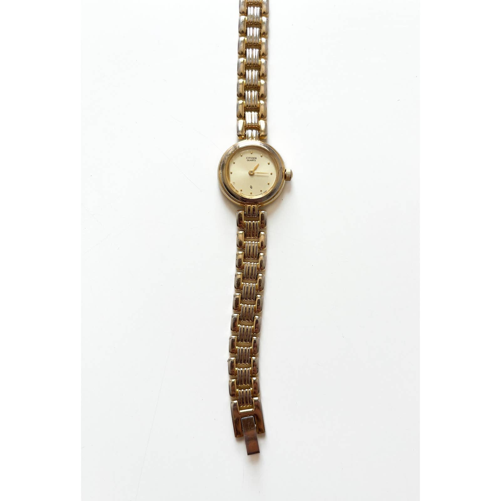 Vintage Gold Citizen Watch Chainlink