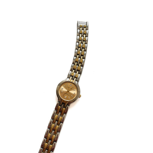 Vintage Two Tone Gold Bracelet Watch