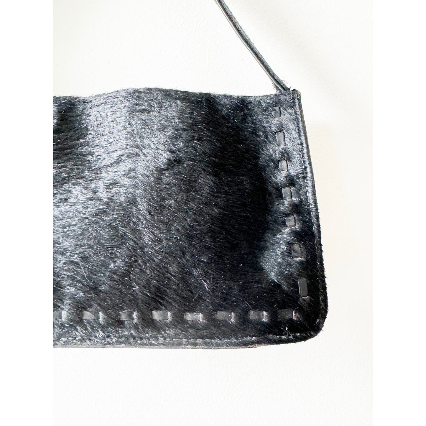 Vintage Black 90s Coach Fur Purse