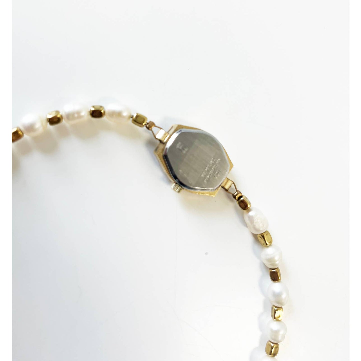 Watch Necklace | Vintage One of a Kind Watch Choker with Pearls