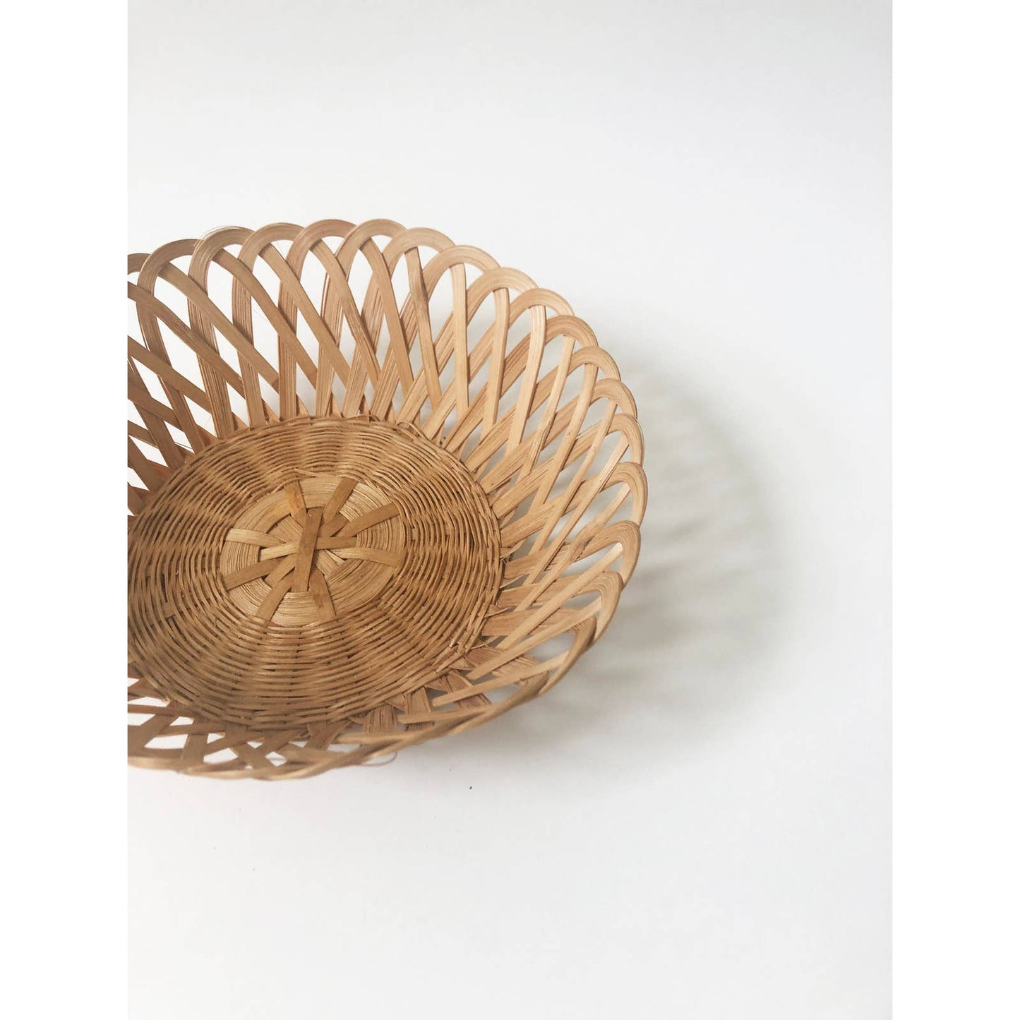 Vintage Woven Small Basket