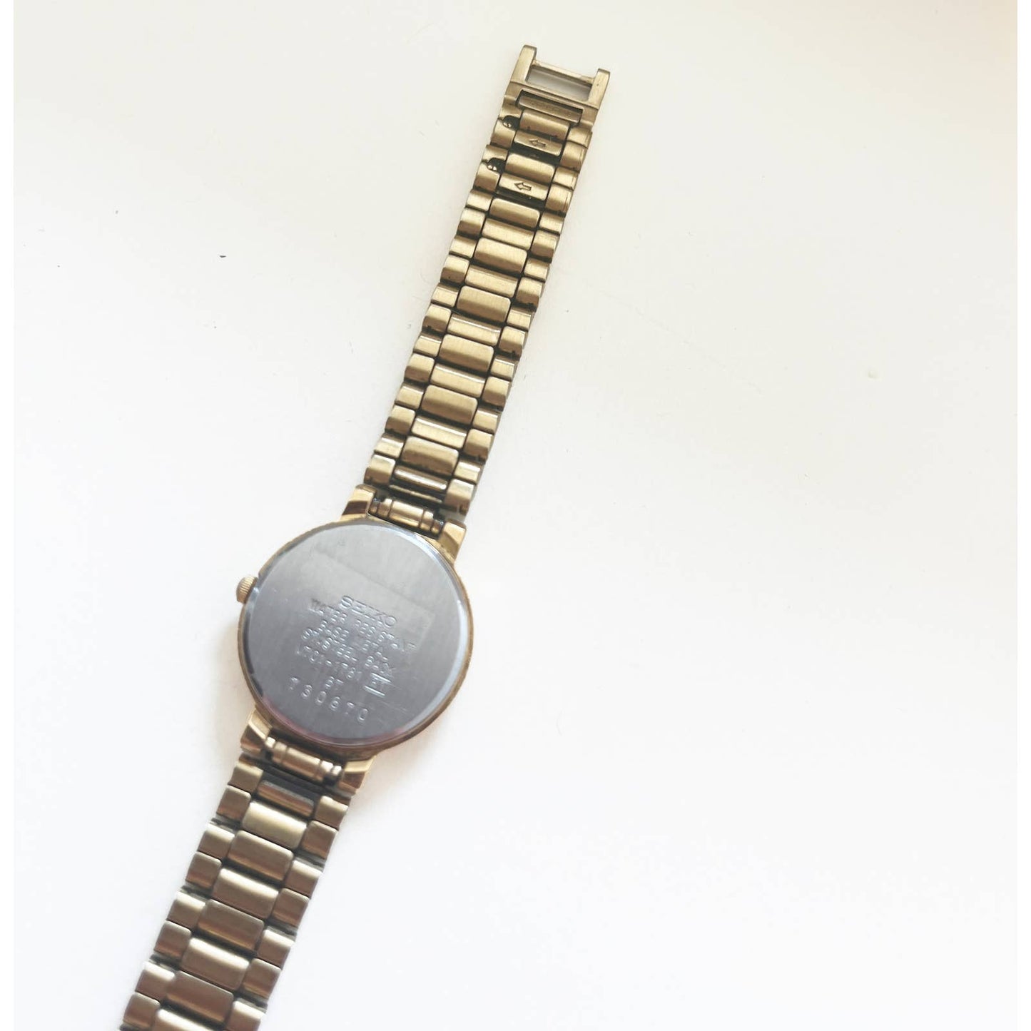 Vintage 90s Gold Link Watch