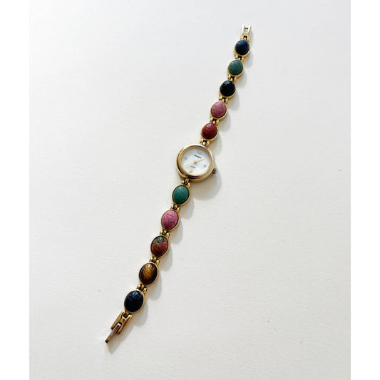 Vintage Rare Whimsical Victorian Stone Watch