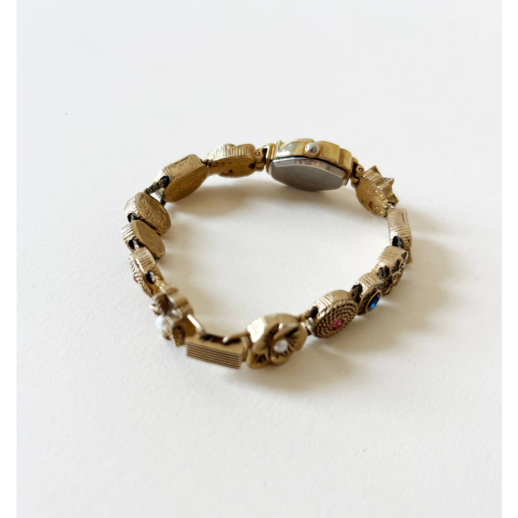 Vintage Rare Gold Charm Watch