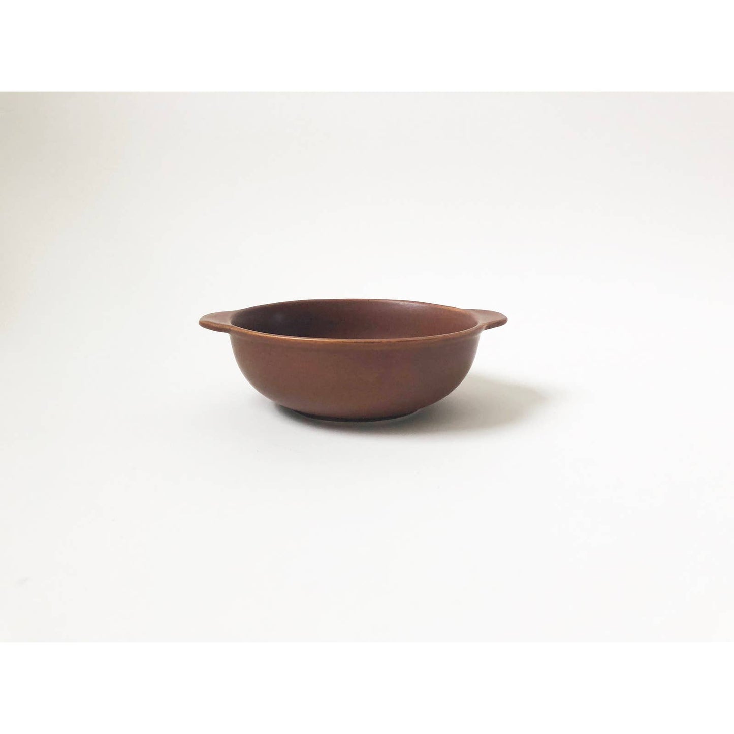 Deep Orange Stoneware Small Speckled Bowl