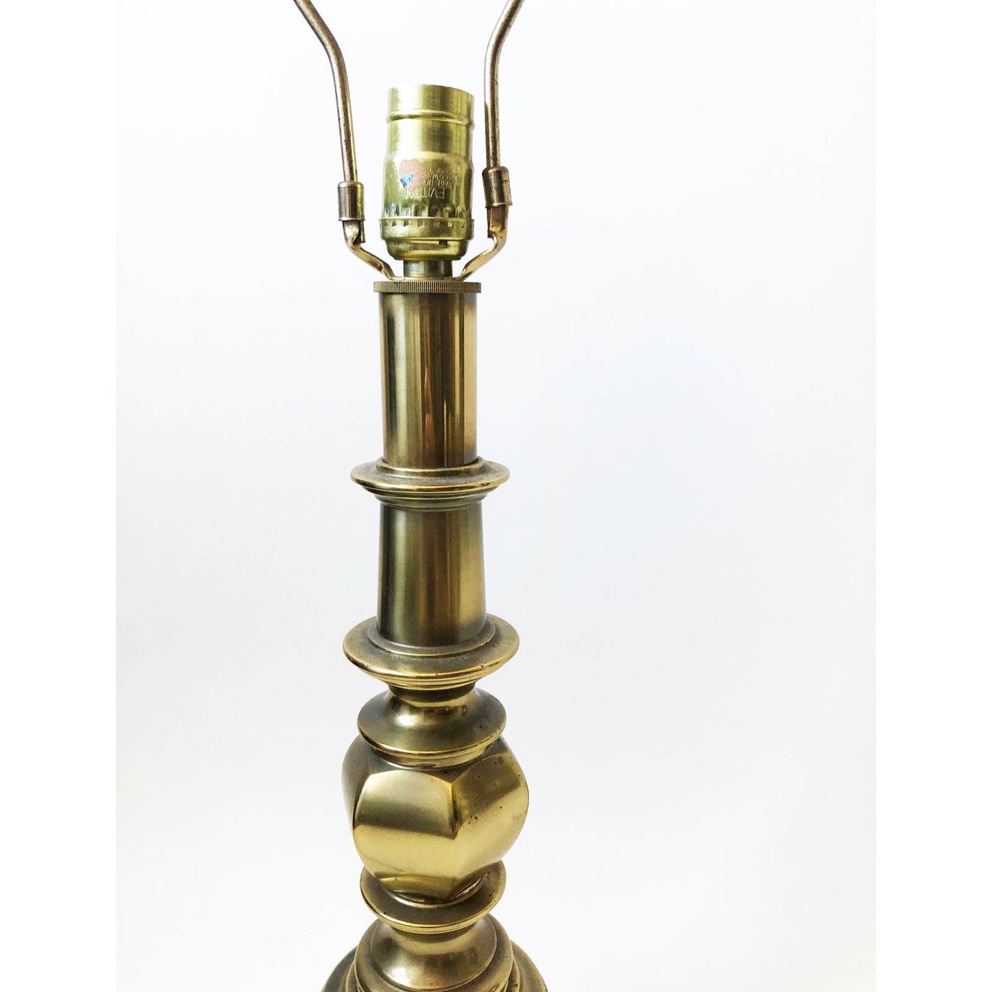 Vintage Tall Brass Table Lamp