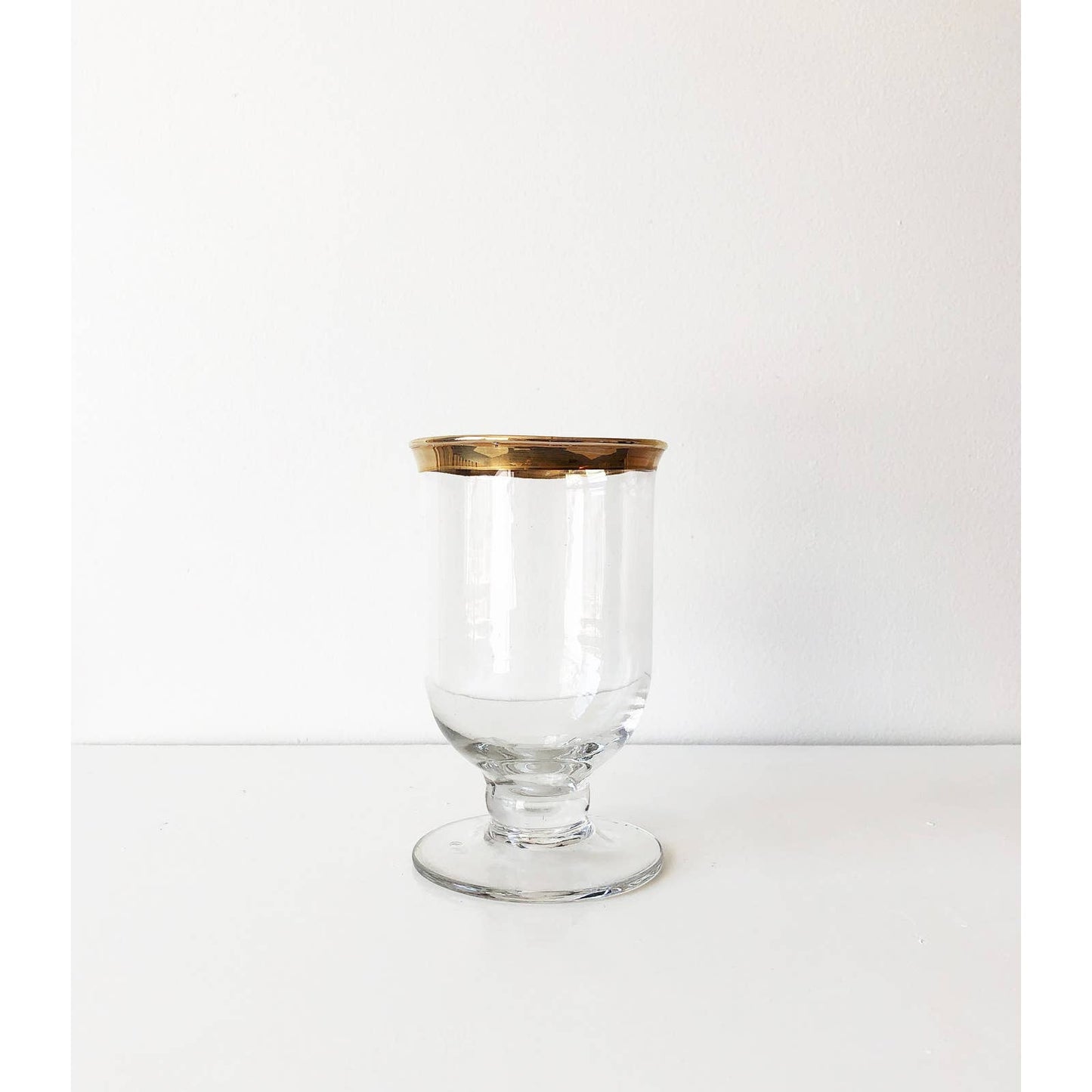 Vintage Glass Goblet Cup