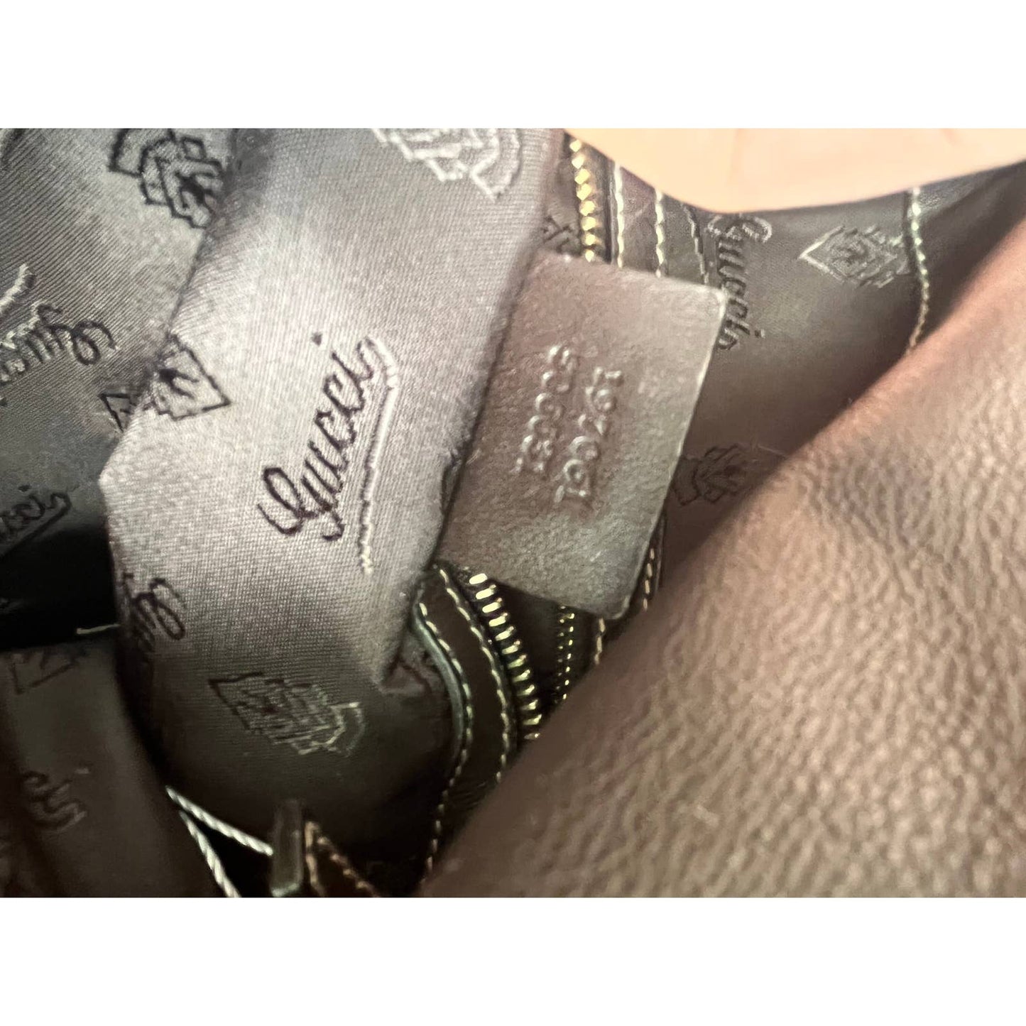 Gucci Y2K Hystaria Collection Monogram Logo Hobo Purse