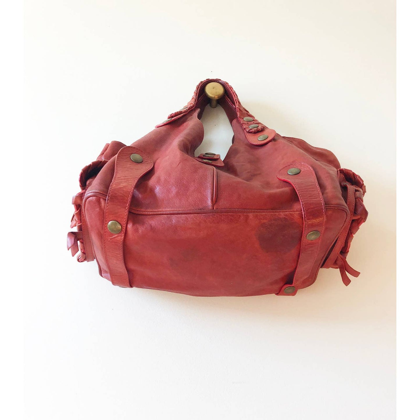 Chloé Silverado Burnt Orange Iconic Leather Shoulder Bag