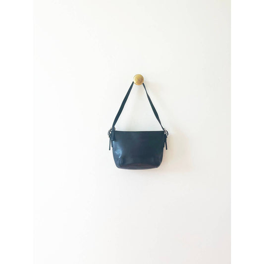 Vintage 90s Black Coach Mini Handbag