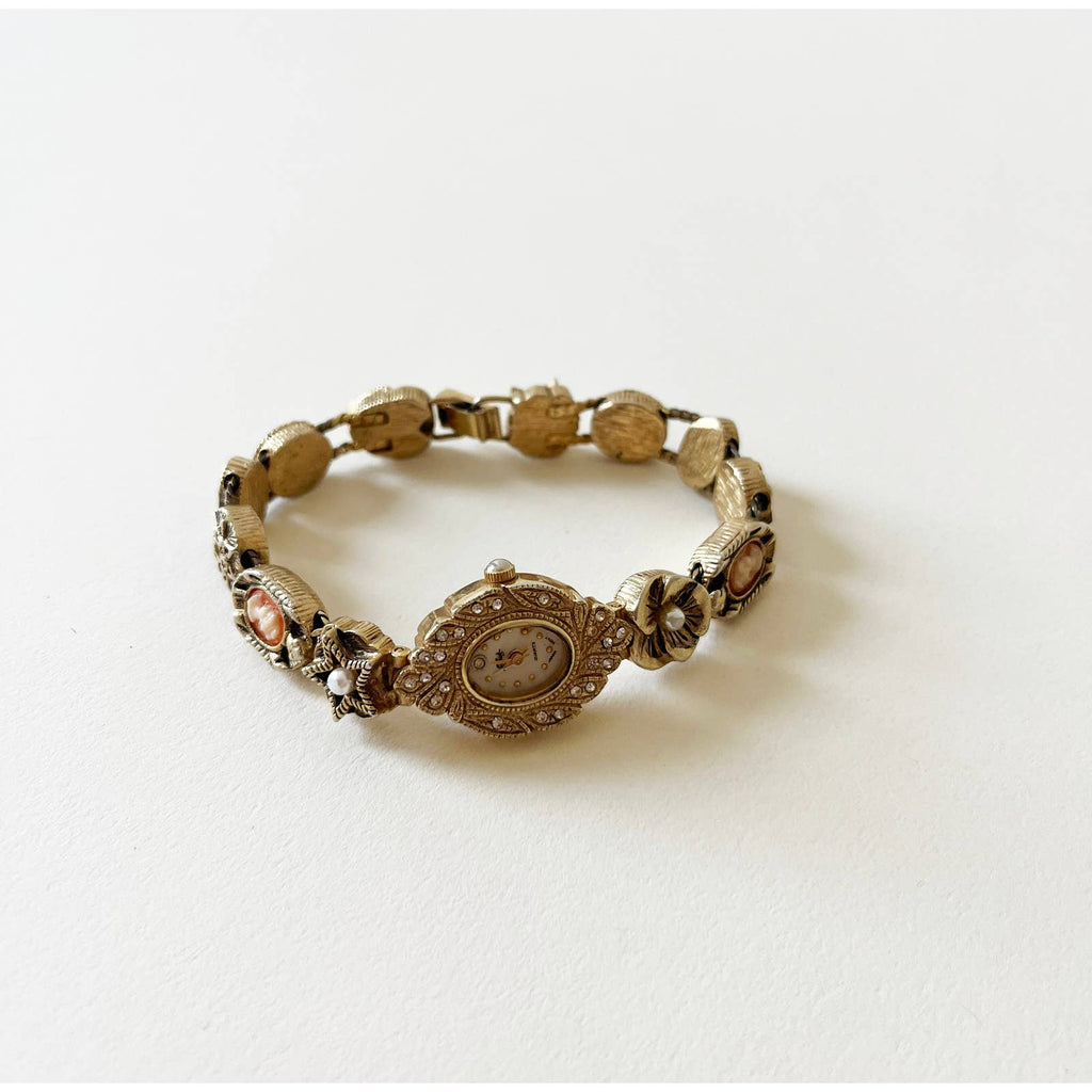 Vintage Rare Gold Charm Watch