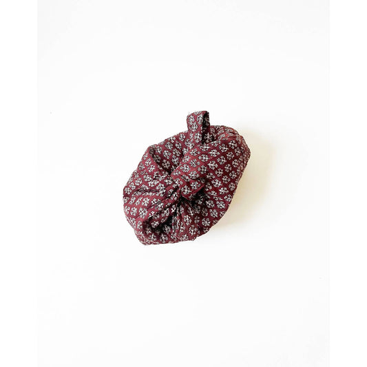 Brown Boho Print Quilted Mini Bag