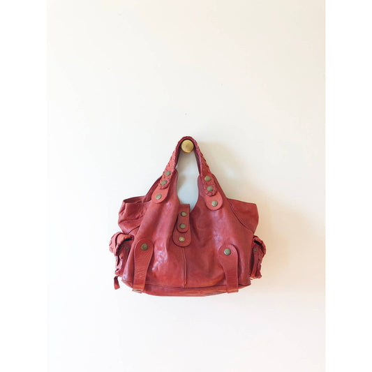 Chloé Silverado Burnt Orange Iconic Leather Shoulder Bag