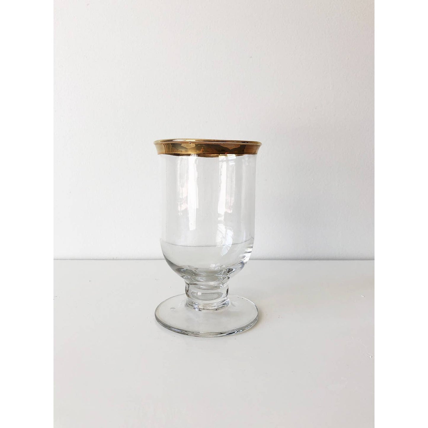 Vintage Glass Goblet Cup