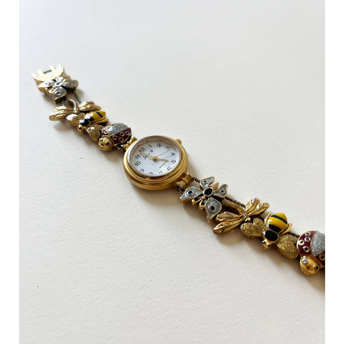 Vintage Rare Whimsical Insect Bracelet Watch