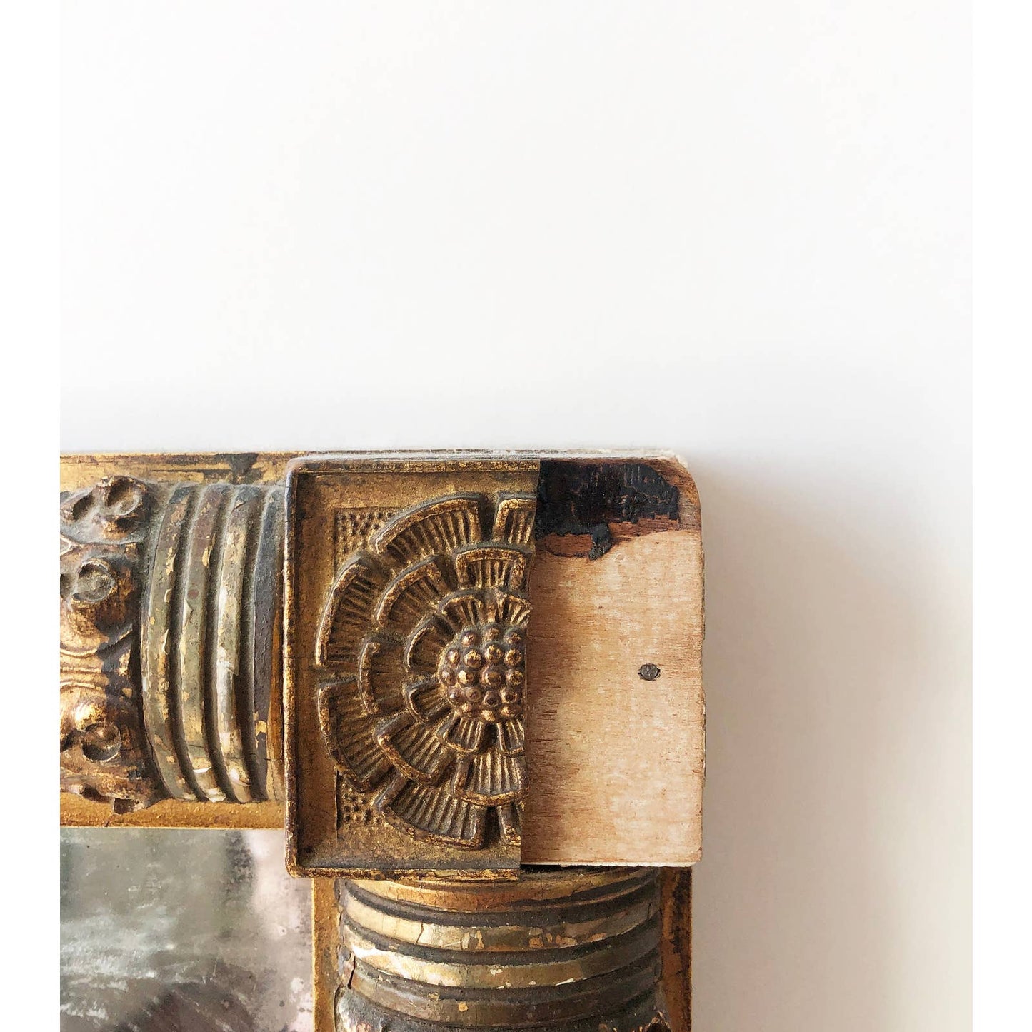 19th Century Rectangular Mirror - Antique