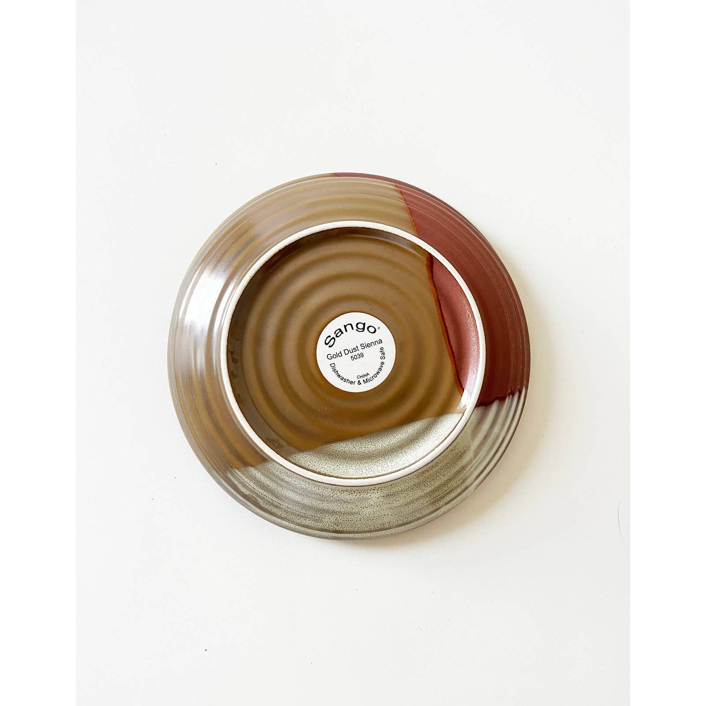 Vintage Stoneware Plates Earthward by SANGO