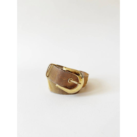 Vintage Gold Metal Statement Belt