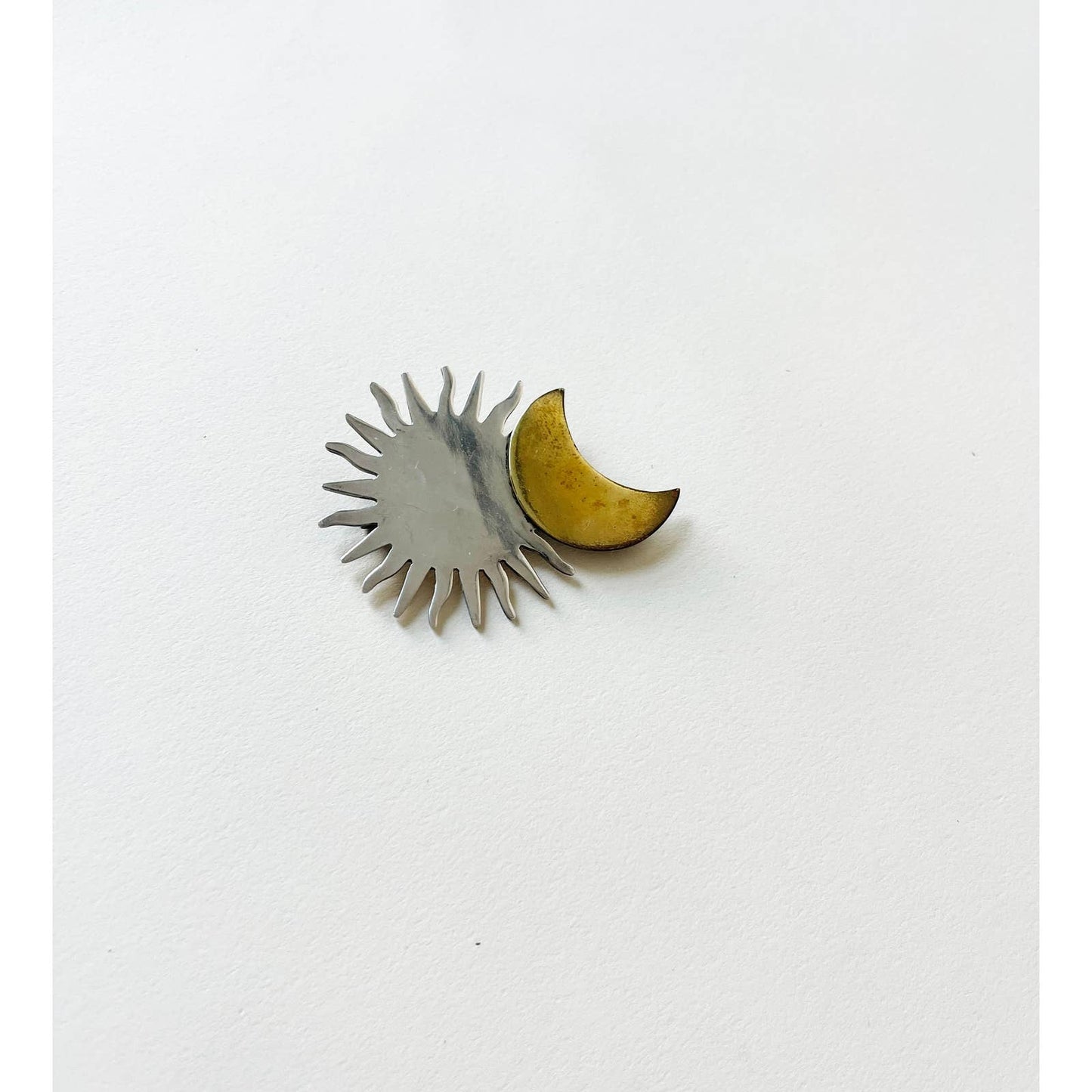 Vintage Sun and Moon 925 Mexican Sterling Silver LATON